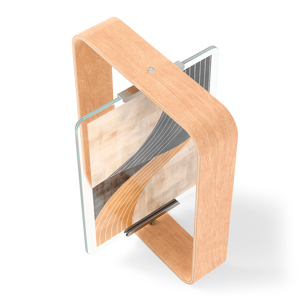 Фоторамка двухсторонняя bellwood, 26х31 см, натуральное дерево