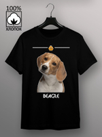 Футболка собака породы бигль