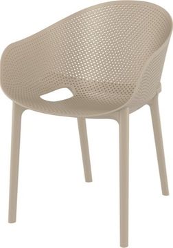 Кресло пластиковое Sky Pro бежевое