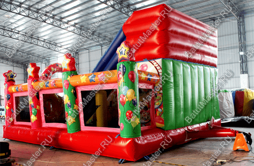 Коммерческий надувной батут "Цирк" 7*5*4 м