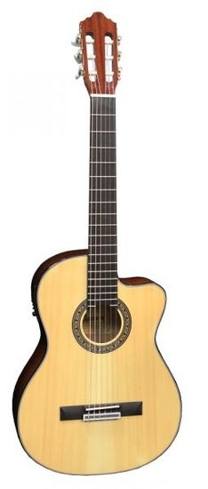 Классическая гитара со звукоснимателем CRUZER SCC-24EQ NT