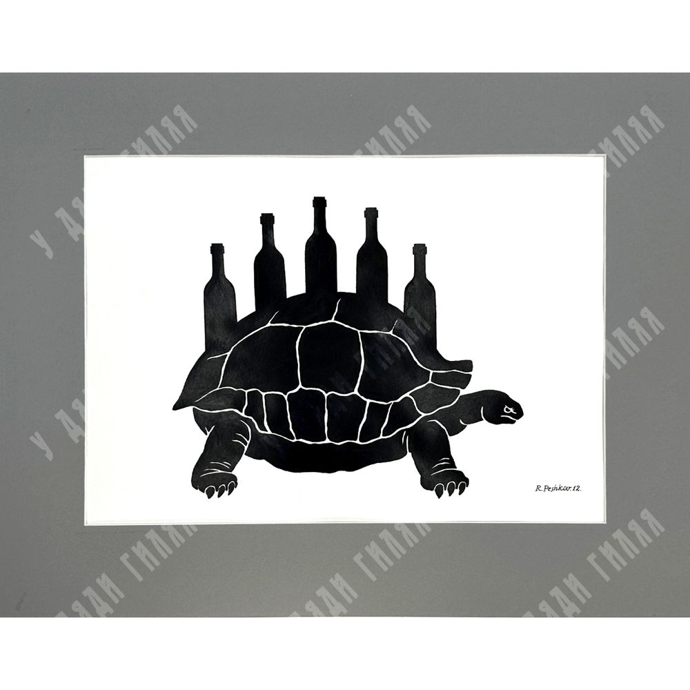 Пешков Р. В. Велогонщик. Бумага, тушь, перо. Россия 2011г.