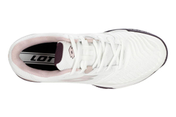 Женские теннисные кроссовки Lotto Raptor Hyperpulse 300 Clay - all white/hushed violet