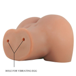 Карамельный мастурбатор-полуторс Mila с вибрацией