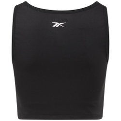 Женский топ теннисный Reebok Studio Ruched Cropped Tank Top W - black