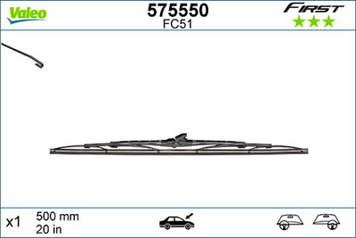 VALEO - 575550-VAL - Wiper Blade
