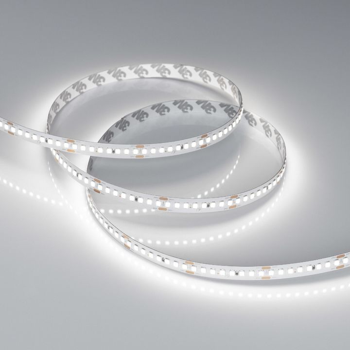 Светодиодная лента Arlight 17,6W/m 192LED/m 2835SMD холодный белый 5M RT-A192-10mm 24V White6000 038773
