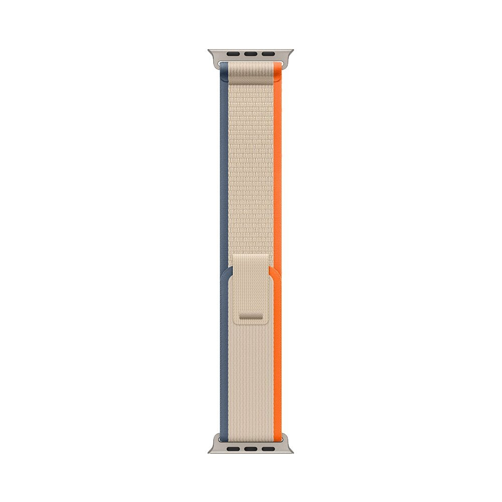 Apple Watch Ultra 2 49 mm Titanium Case Orange/Beige Trail Loop (S/M)