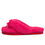 Ugg Fluff Flip Flop II — Rose Red