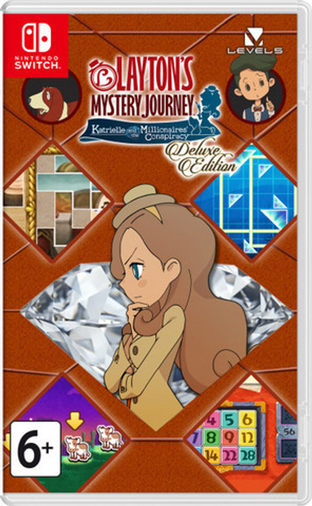 Layton's Mystery Journey: Katrielle and the Millionaires' Conspiracy. Deluxe Edition (картридж для Nintendo Switch, полностью на английском языке)