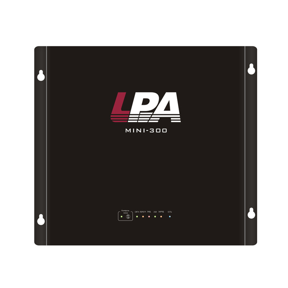 Система оповещения LPA- MINI300 звуковая, настенная, 300 Вт/100 В, 1 зона, 1 мик., 1 лин. вх., конт