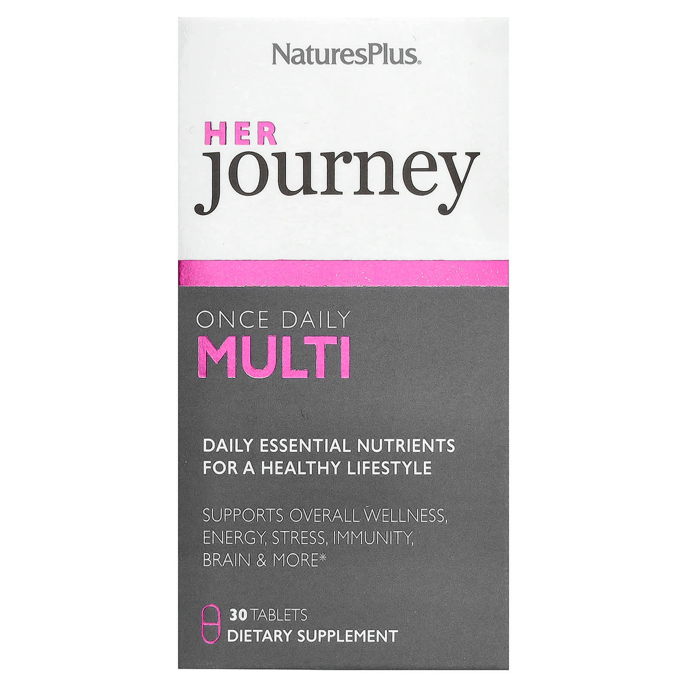 NaturesPlus, Her Journey, мультивитамины для приема один раз в день, 30 таблеток