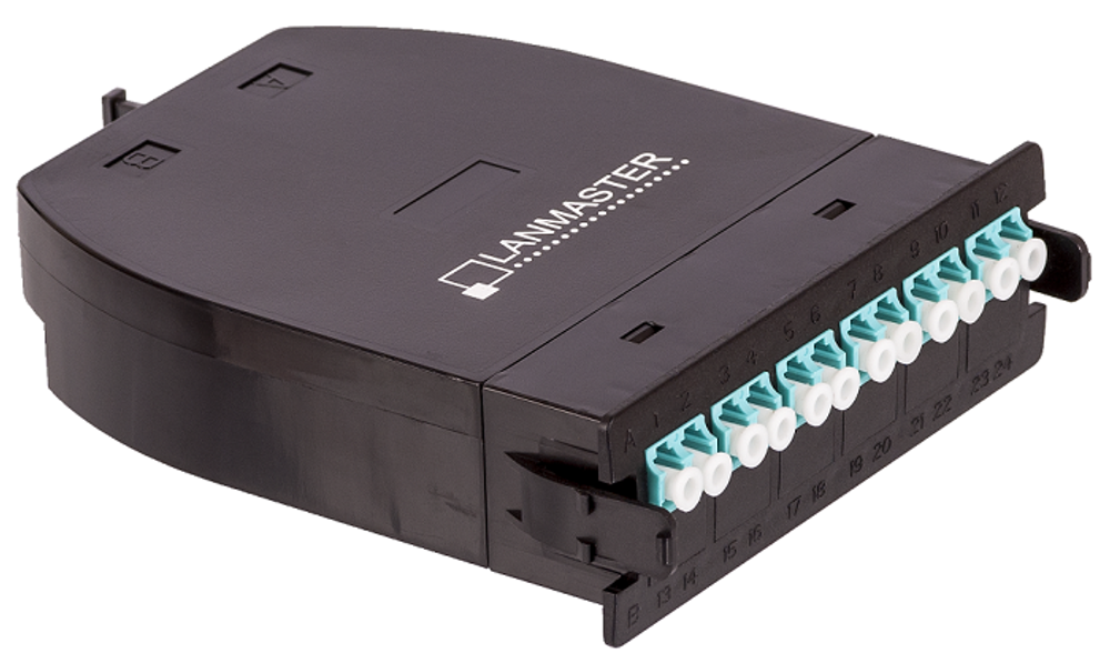 Кассета  Lanmaster LAN-MCSB-1M-12LC/OM3