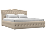 Кровать интерьерная Герда 180, Бежевый, Экокожа, 108353