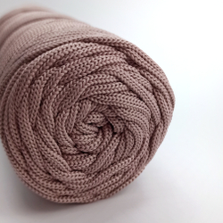 Полиэфирный шнур круглый 3 мм Пыльная роза