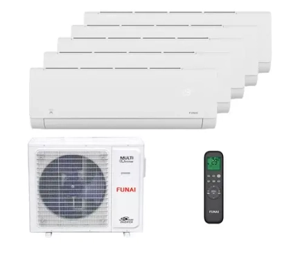Мульти сплит-система Funai на 5 комнат (25+25+25+25+25 кв.м.) серия SHOGUN