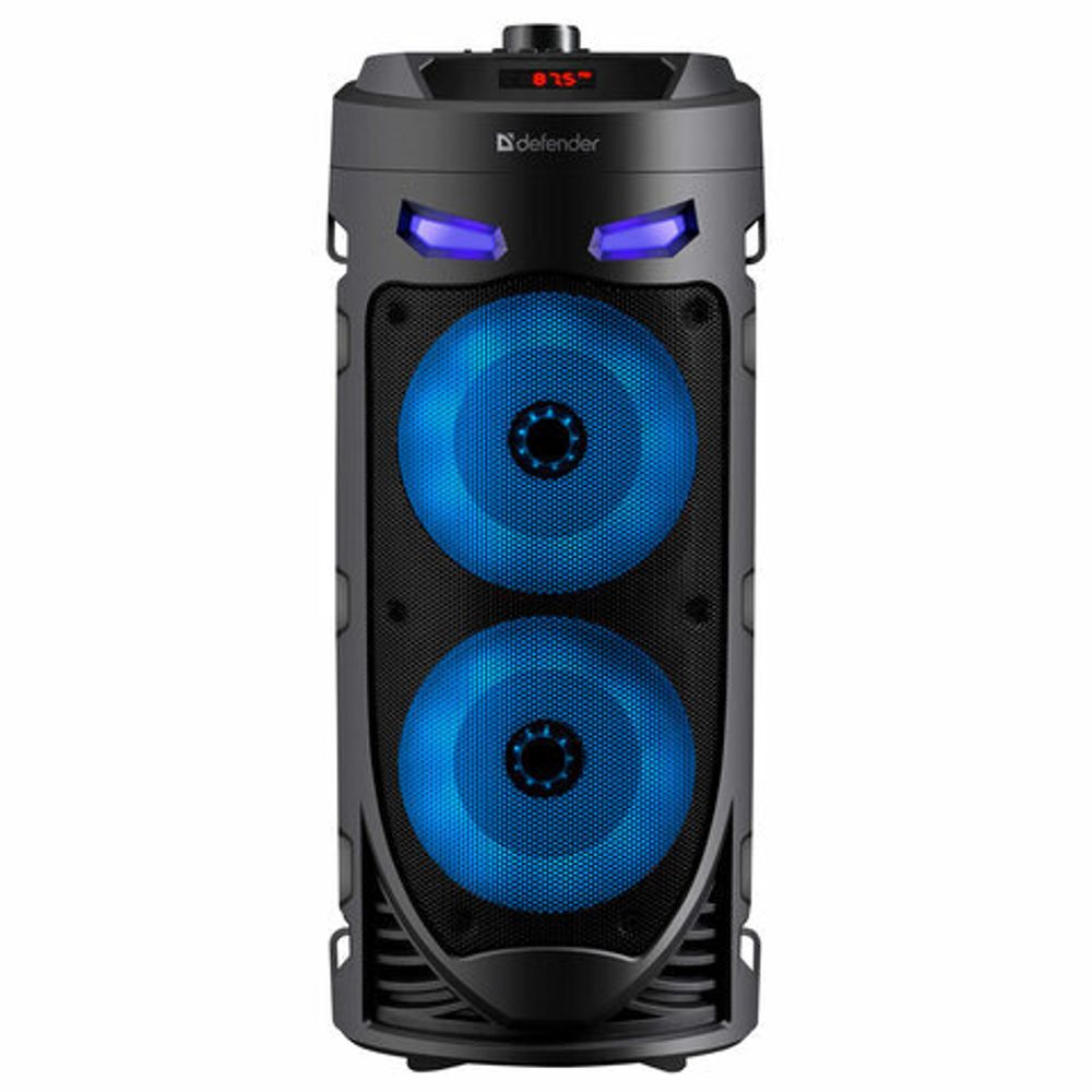 Колонка портативная DEFENDER Crashboom, 16 Вт, 1800 мАч, Bluetooth, FM, Type-C, черная, 65085