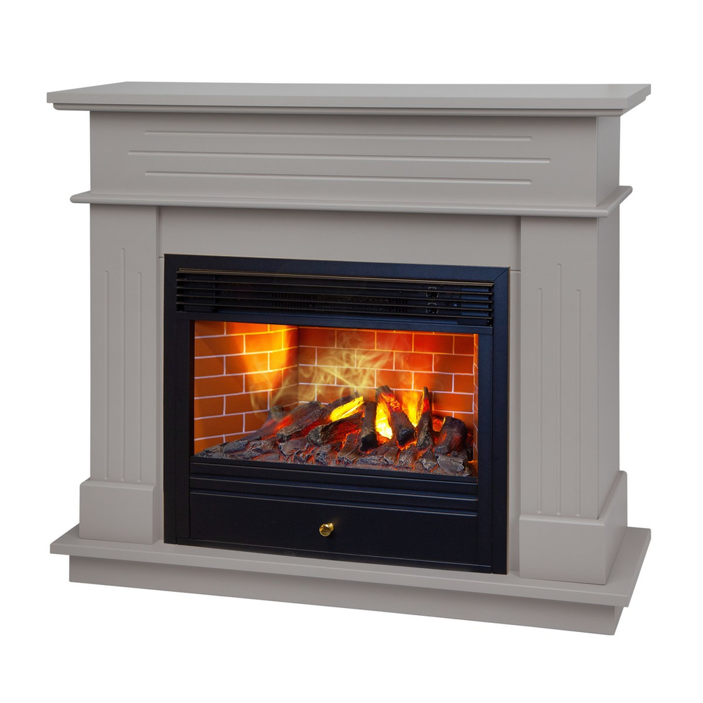 Электрокамин RealFlame Regent 26 BG кашемир с очагом 3D Novara 26