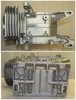Блок цилиндра (D=90 мм) S420/Crankcase