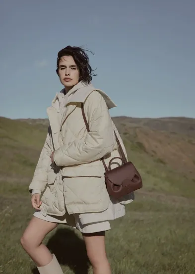 Polene Numero Un Nano в зерненой коже