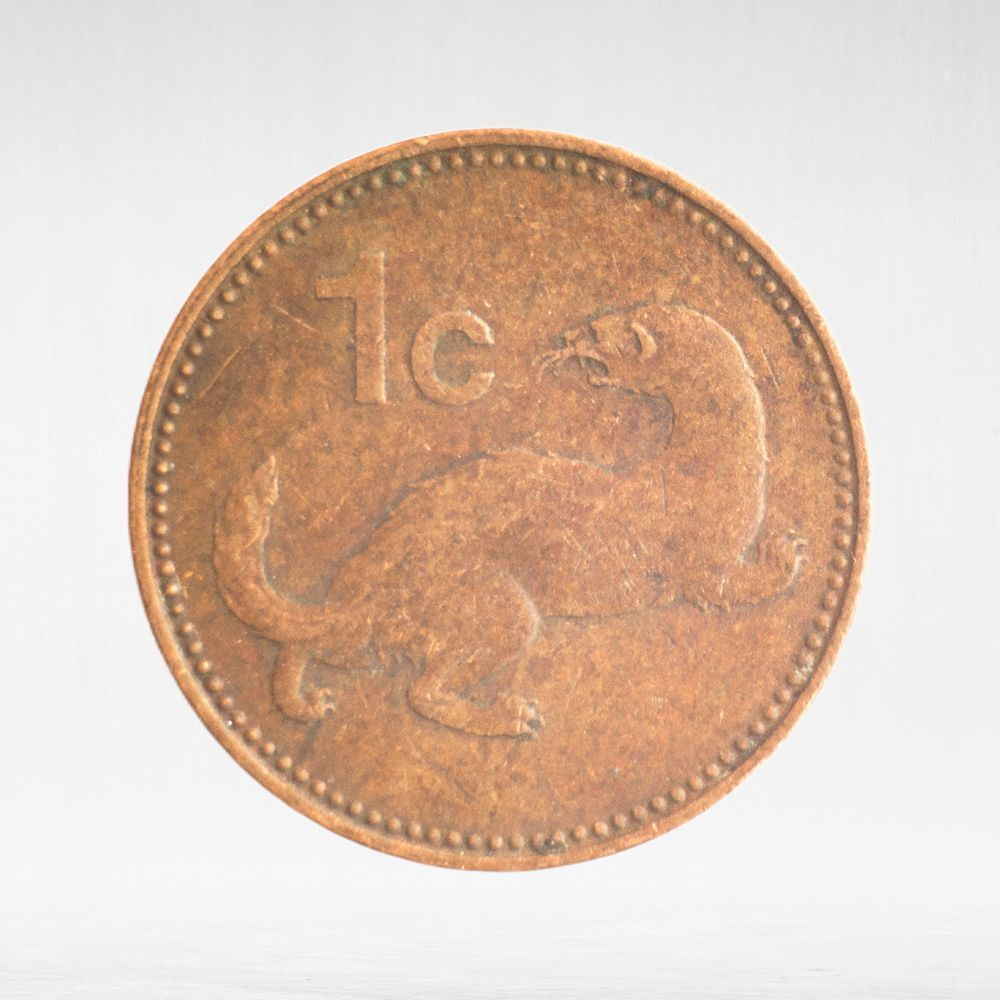 Malta, 1 Cent, 1986, F