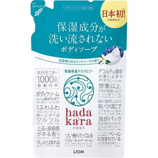 Мыло жидкое для тела увлажняющее Lion Япония Hadakara, аромат дорогого мыла, 360 мл
