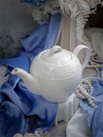 Чайник с крышкой 1 л, 23x13,4 см h 14,8 см, фарфор, Primavera