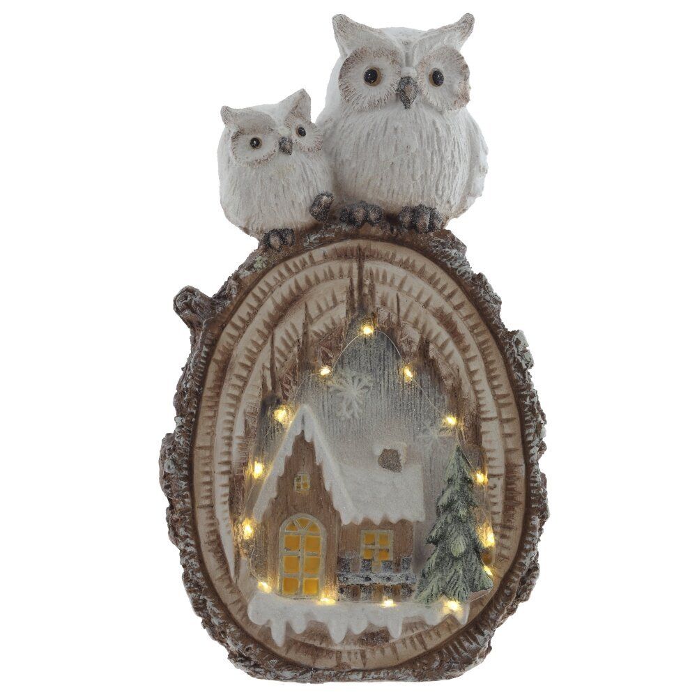 GAEM Фигурка декоративная "Совы" (подсветка, 3xAA, н/п), L31 W13 H53 см