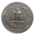 1/4 доллара. США. (Р) Медно-никель. 1982 год. F-VF
