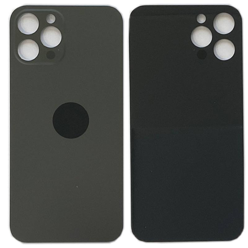 Задняя крышка для Apple iPhone 12 Pro Max Серый (широкий вырез под камеру) - Премиум