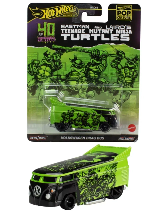 Машинка Хот Вилс Премиум Volkswagen Drag Bus HXD63 HVJ46