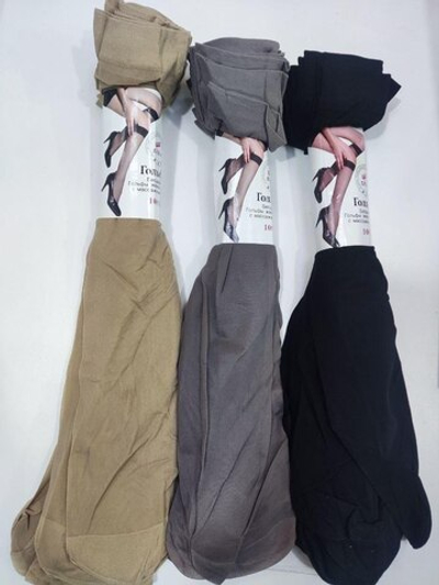 Гольфы женские капроновые 40 ден - набор 10 пар