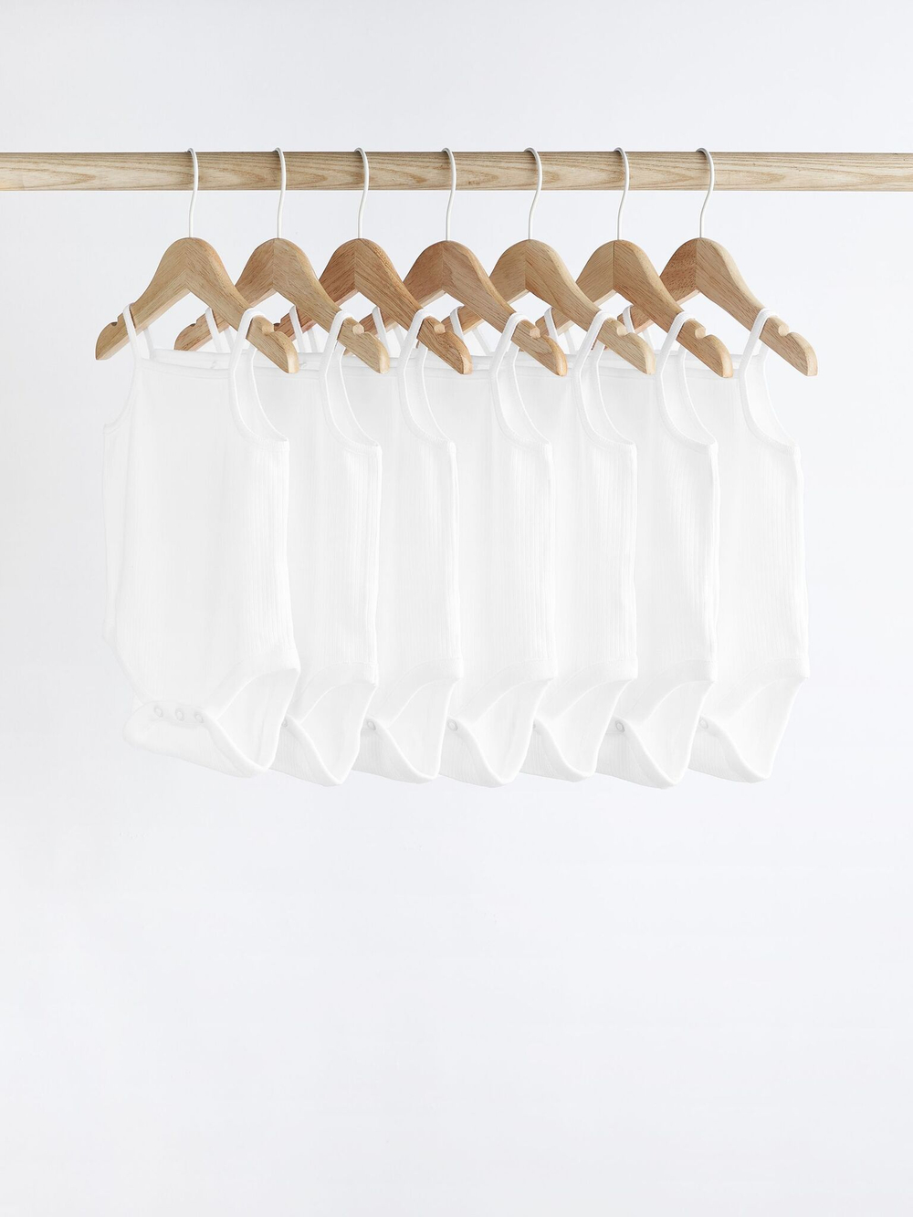 Боди с коротким рукавом для малышей Next T25-694, 7 шт., Белый