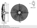 Вентилятор осевой S8D910-CD03-01
