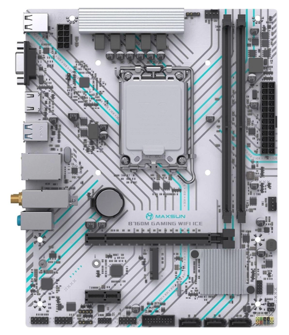 Материнская плата MaxSun B760M GAMING WIFI ICE (MS-B760M GAMING WIFI ICE)