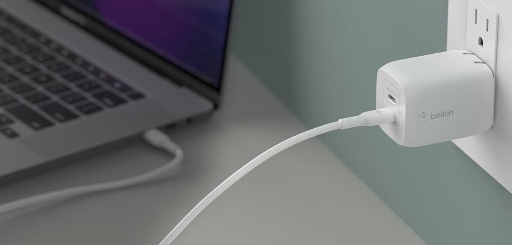 Зарядное устройство Belkin WCH013vfWH USB Type-C белый