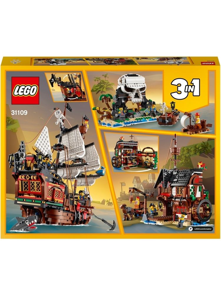 Конструктор LEGO Creator 31109 Пиратский корабль