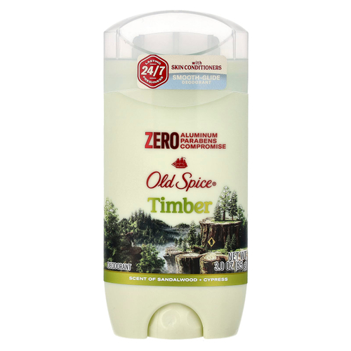 Old Spice, дезодорант, древесина, сандаловое дерево и кипарис, 85 г (3 унции)