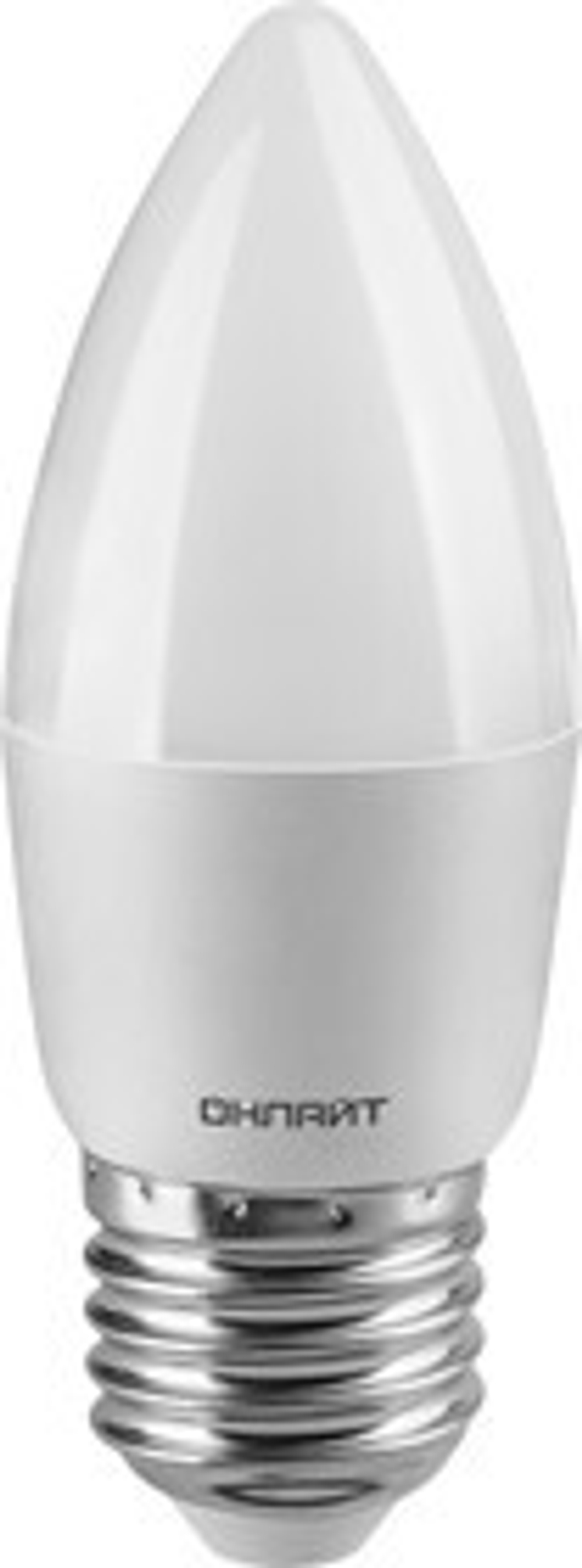 Лампа светодиодная СВЕЧА 8Вт E27 OLL-C37-8-230-6.5K-E27-FR