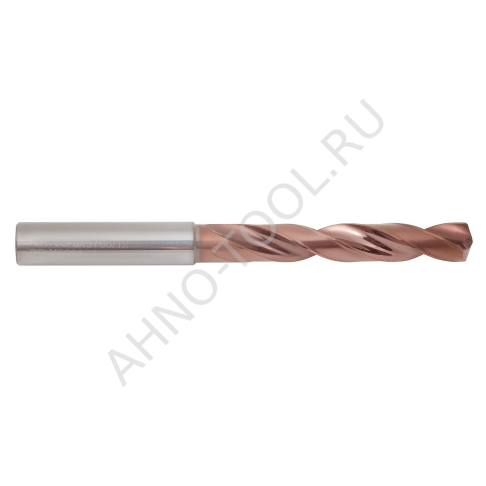 Сверло  9.0мм  твердосплавное 5D без подвода СОЖ. SP-X800050900 VHM AHNO по стали, чугуну, нерж. и ж
