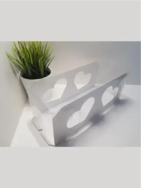 КОМПЛЕКТ коробок для рулета сердечки 30х12 5 шт.