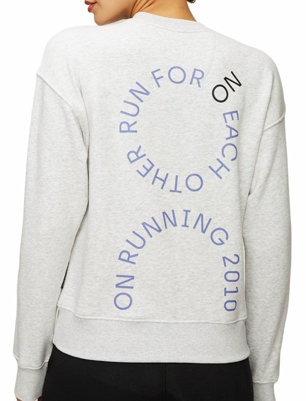 Женская Кофта теннисная ON Club Crew R.F.E.O - серый