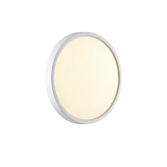 7659/18L MITRA LED SN 089 Светильник пластик/белый LED 18Вт 3000/4000K D230 IP40 ALFA WHITE