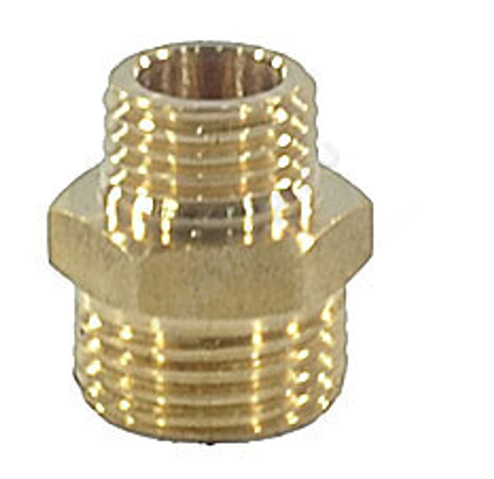 Ниппель латунь переходной Ду 25х20 (1"х3/4") НР VALFEX VF.580.L.100.034