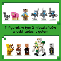 Конструктор LEGO Minecraft 21596 Нападение заклинателей на деревню — фото 6