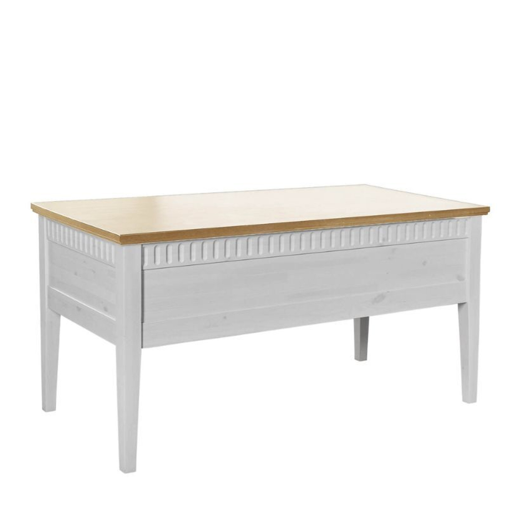 Стол Хельсинки 07 (белый воск/антик)