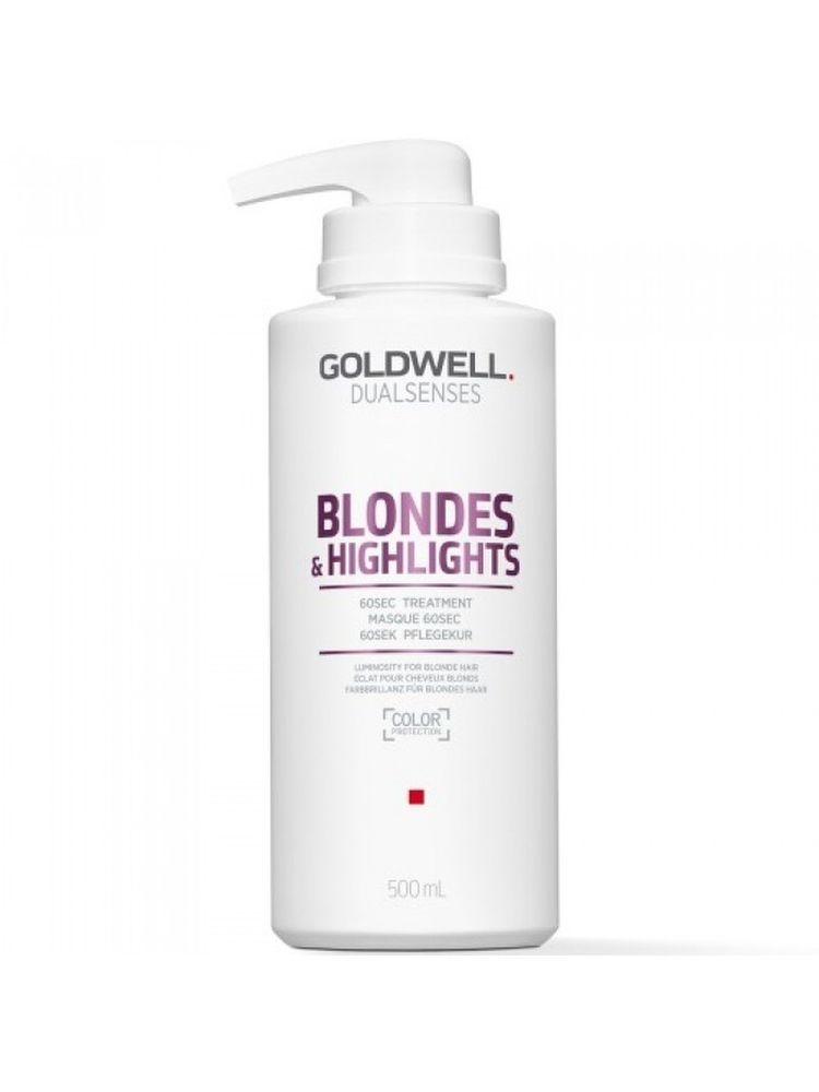 Goldwell Dualsenses Blondes &amp; Highlights Интенсивный уход за 60 секунд для осветленных волос 500мл