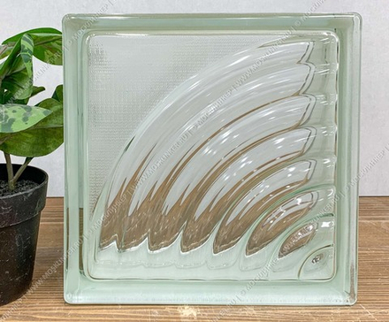 Стеклоблок Vitrablok Мидарк 19x19x8 - Бесцветный