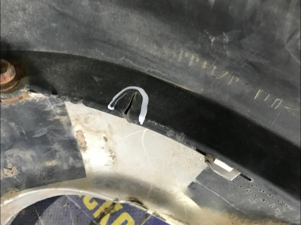 Бампер задний TOYOTA PROBOX 2002-2014