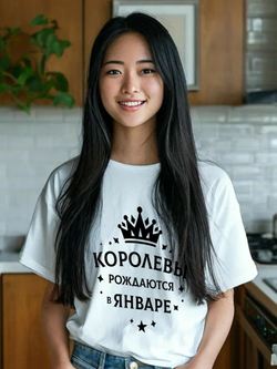 Подарочная футболка Королевы рождаются в ноябре